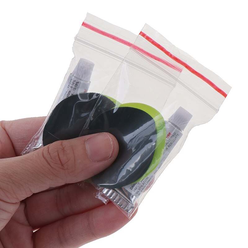 2 Set Pvc Opblazen Air Bed Boot Bank Reparatie Perfecte Afdichting 4Patches 2 Lijmen Kit Voor Air Matras Zelf-Opblazen Mat Reparatie: GN