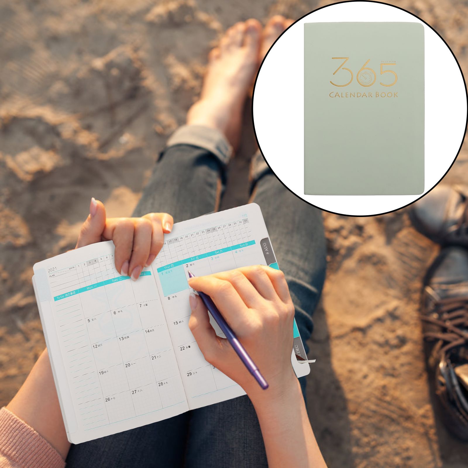 Planning boek 365 dagen planner praktische kalender boek