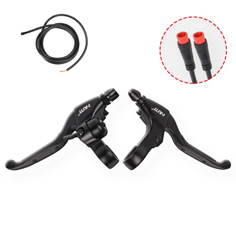 NUTT Electric Brake lever E-bike For Electric Bike E-scooter Bicycle Cut Off Power Aluminum Alloy Brake MTB Road Bike E-Brake: A pair Aplug brakes