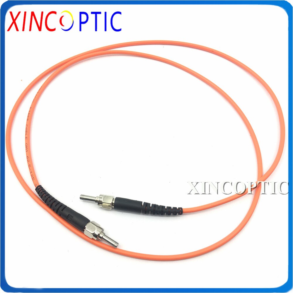 SMA905-SMA905 Simplex Multimode OM1 62.5/125 1M 2M 3M 5M 7M 10M 15M SMA-SMA MM Metal Ferrule 3.0mm Fiber Optic Patch Cord Cable