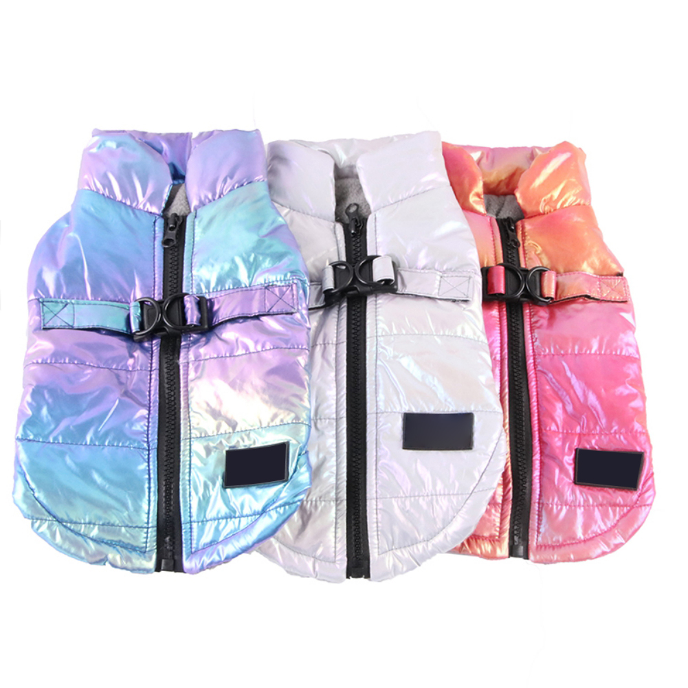Winter Warme Overall Für Hunde Wasserdicht Haustier Hund Regenbogen Reflektierende Kleine Hund Kleidung Welpen Unten Jacke Französisch Bulldogge Weste Mantel