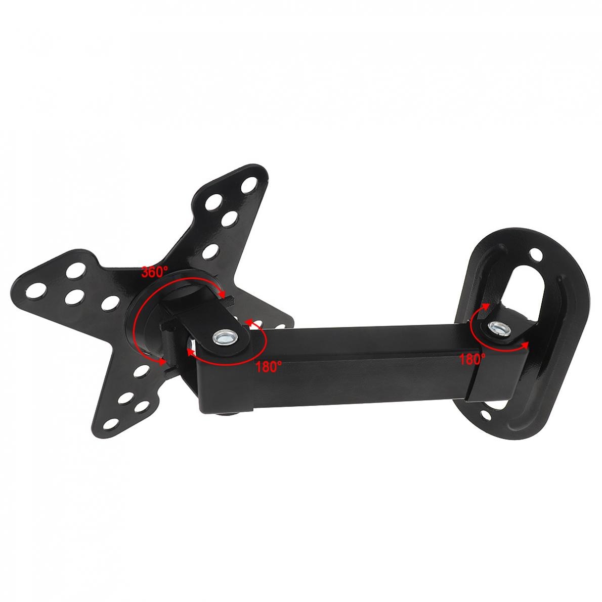 Support mural TV universel, 10KG, panneau plat, 30 degrés, pour écran LCD LED 14-27 pouces