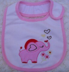 Bavaglini per neonati, bavaglini ricamati per neonati, 5 pezzi, cotone, bavaglini per neonati, accessori per neonati