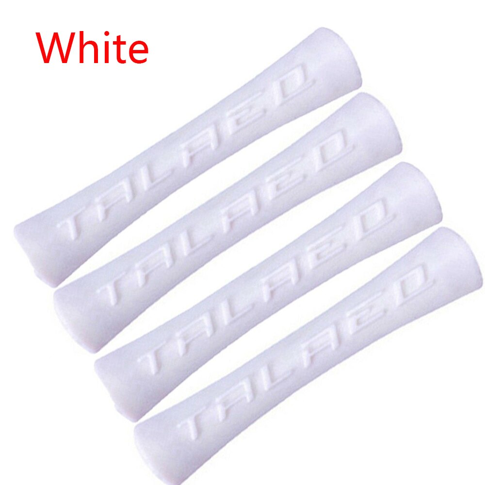 2/4Pcs Fiets Kabel Rubber Protector Mouw Anti Scratch Duurzaam Lijn Pijp Cover Voor Shift Remleiding Pijp frame Bescherming: 2-4PCS White