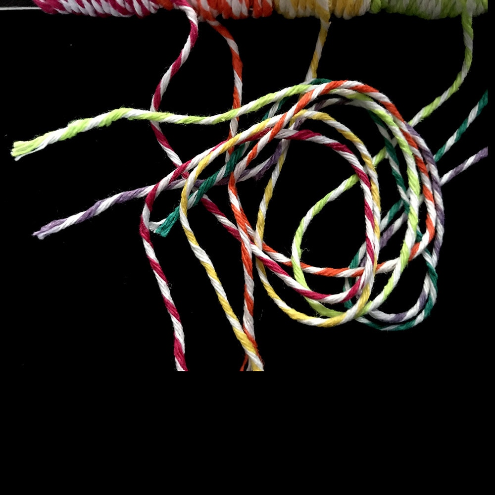 30 Ft Ribbon Thin Baker Twine Cotton Rope For Home Handmade Christmas Packing Craft Rope DIY Wedding Party Decoration