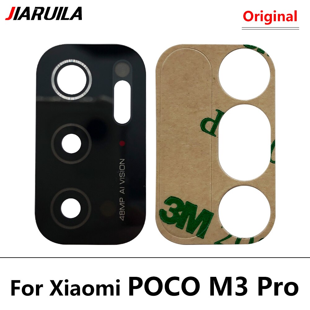 Rear Back Camera Glass Lens For Xiaomi Mi A2 Lite A1 A3 8 9 10 Ultra 11 Lite 10T Pro Poco F3 Poco X3 Pro Camera Glass Lens: Poco M3 Pro