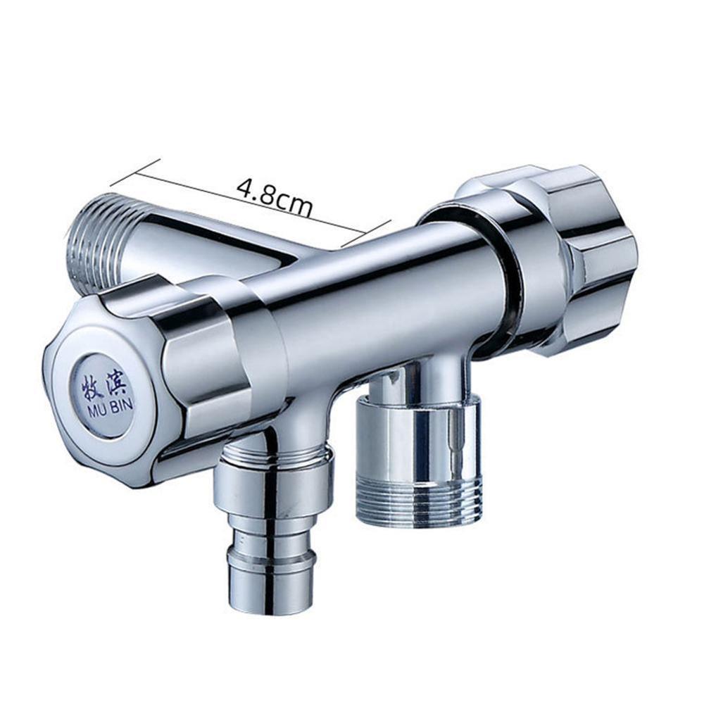 Brass Valve Bathroom Shower Faucet Water Splitter Shower Diverter For Shower Valve Spray Nozzle Converter Water Mixer Valve B0Y2: D