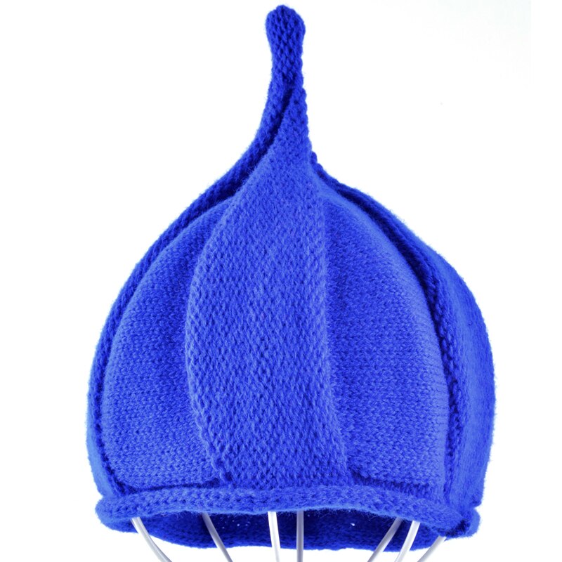 Mooie katoenen baby hoed winter gebreide wol zachte halloween pompoen caps jongens mutsen kinderen steeple cap Meisjes kerst hoeden