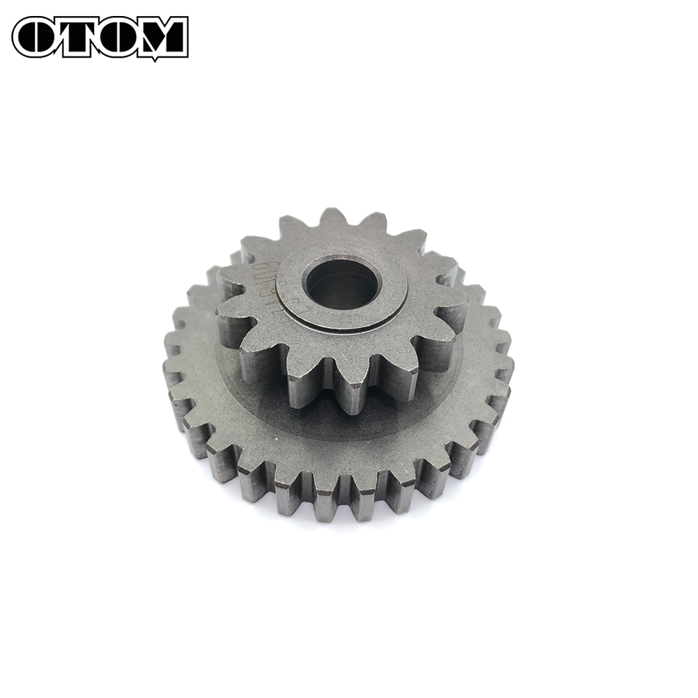 OTOM-accesorios para motocicleta, embrague de arranque de disco, rodamiento de aguja de doble engranaje para ZONGSHEN 450cc NC450, piezas de motor: Start Double Gear