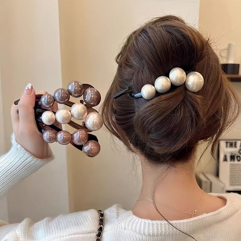 Perle Fiori Fermaglio Per Capelli Forcine Barrettes Donna - Foto 7