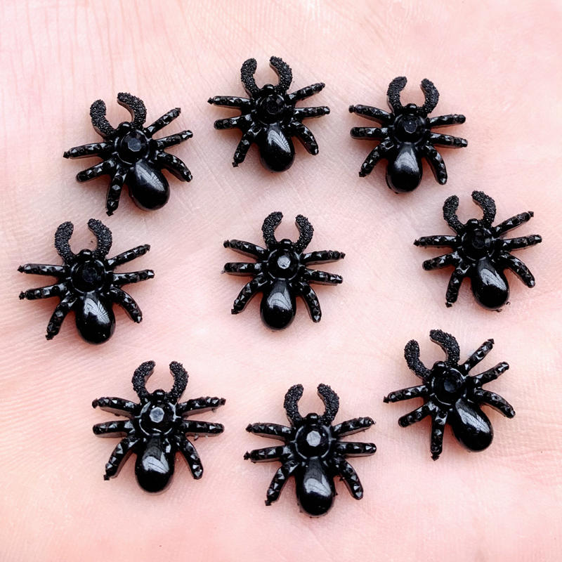 60Pcs Animal Art Designs Spider Sieraden Charmes Diy Halloween Decoraties Accessoires 13mm-B58: B586