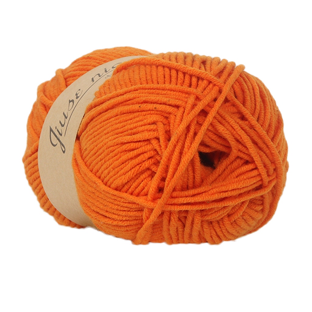 1PC 50g crochet yarn Chunky Colorful Hand Knitting Baby Milk Cotton Crochet Knitwear Wool merino knitting wool yarn