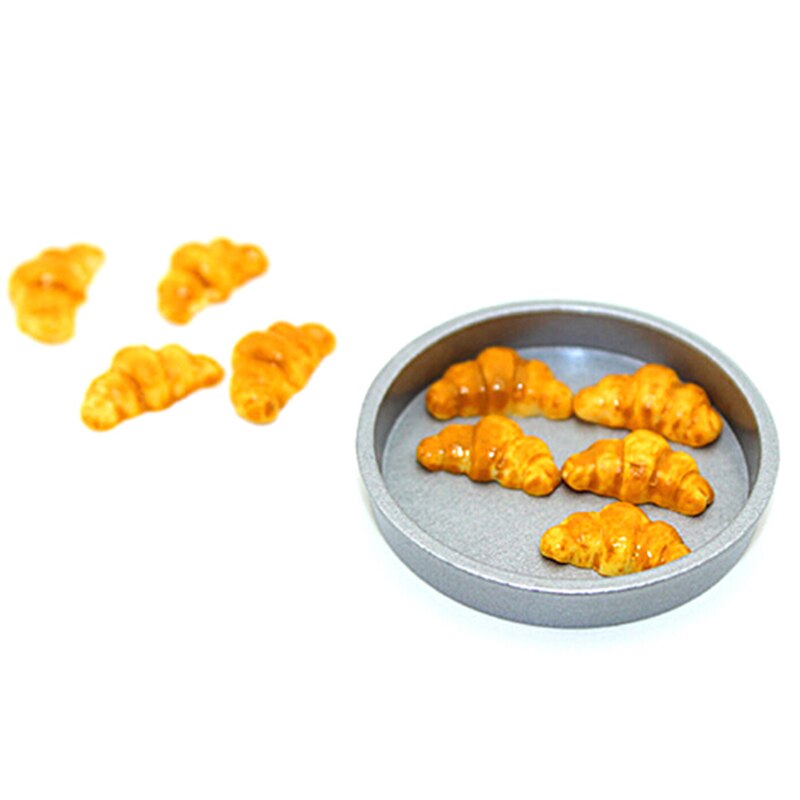 Neue 1:12 Nette Dollhouse Miniatur Mini Metall Runde Tablett Küche Zubehör Spielzeug