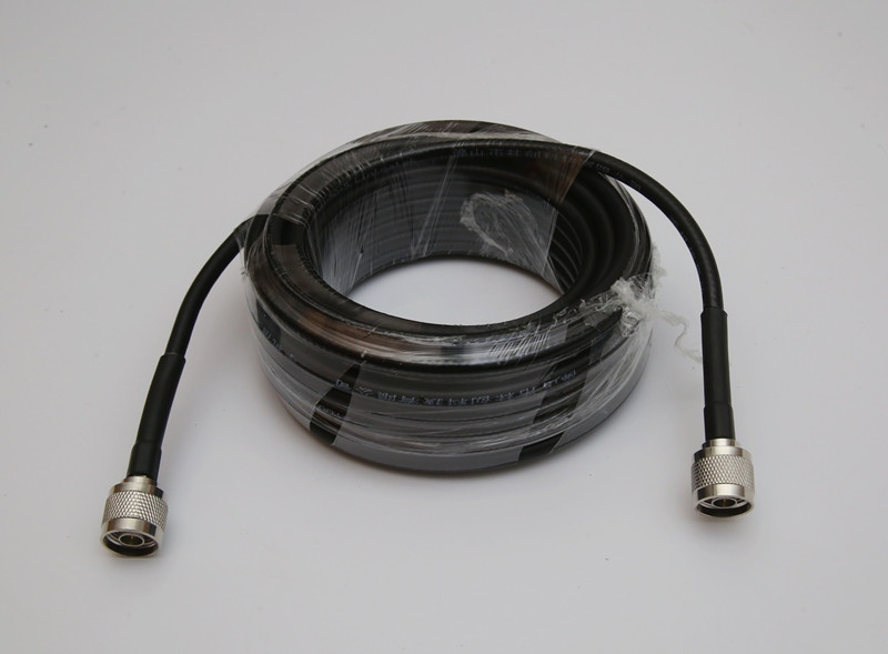 5 Meters Black RG6 Coaxial Cable N Male to N Male Connector Low Loss Coax Cable for Connecting Antenna and Signal Booster