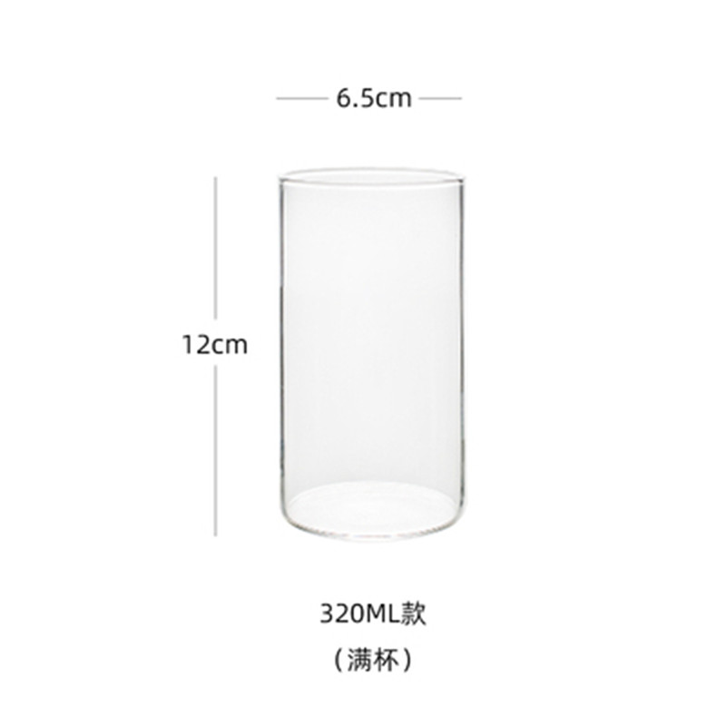 Kaffeglas mugg mjölk te kaffekopp kristall genomskinliga muggar hembar drinkware par värmebeständig hälsosam dryck mugg: 320ml