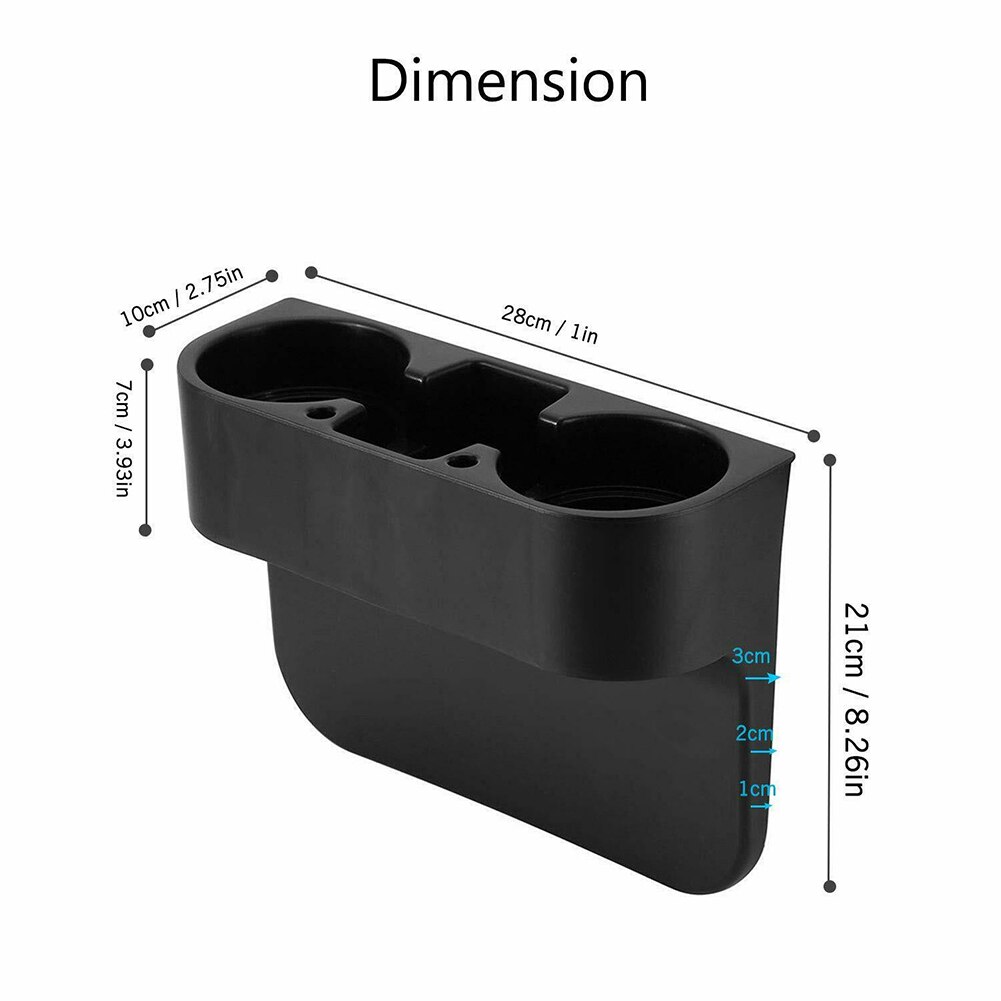 Auto Bekerhouder Auto Seat Naad 2-Cup Holder Drink Fles Kan Telefoon Sleutel Opslag Houder Stand Organizer Auto accessoires Styling