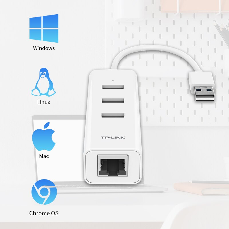 Tp-link tl -uf213 ekstern usb 2.0 kablet ethernet nettverkskort adapter usb 10/100m ethernet  rj45 lan til vinduer/mac/linux