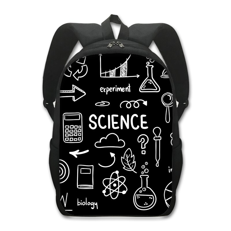 Periodensystem der Elemente Druck Schule Rucksack für Teenager Jungen Mädchen Daypack Genius freundlicher Schule Taschen Chemie Rucksack: d16Element04cw
