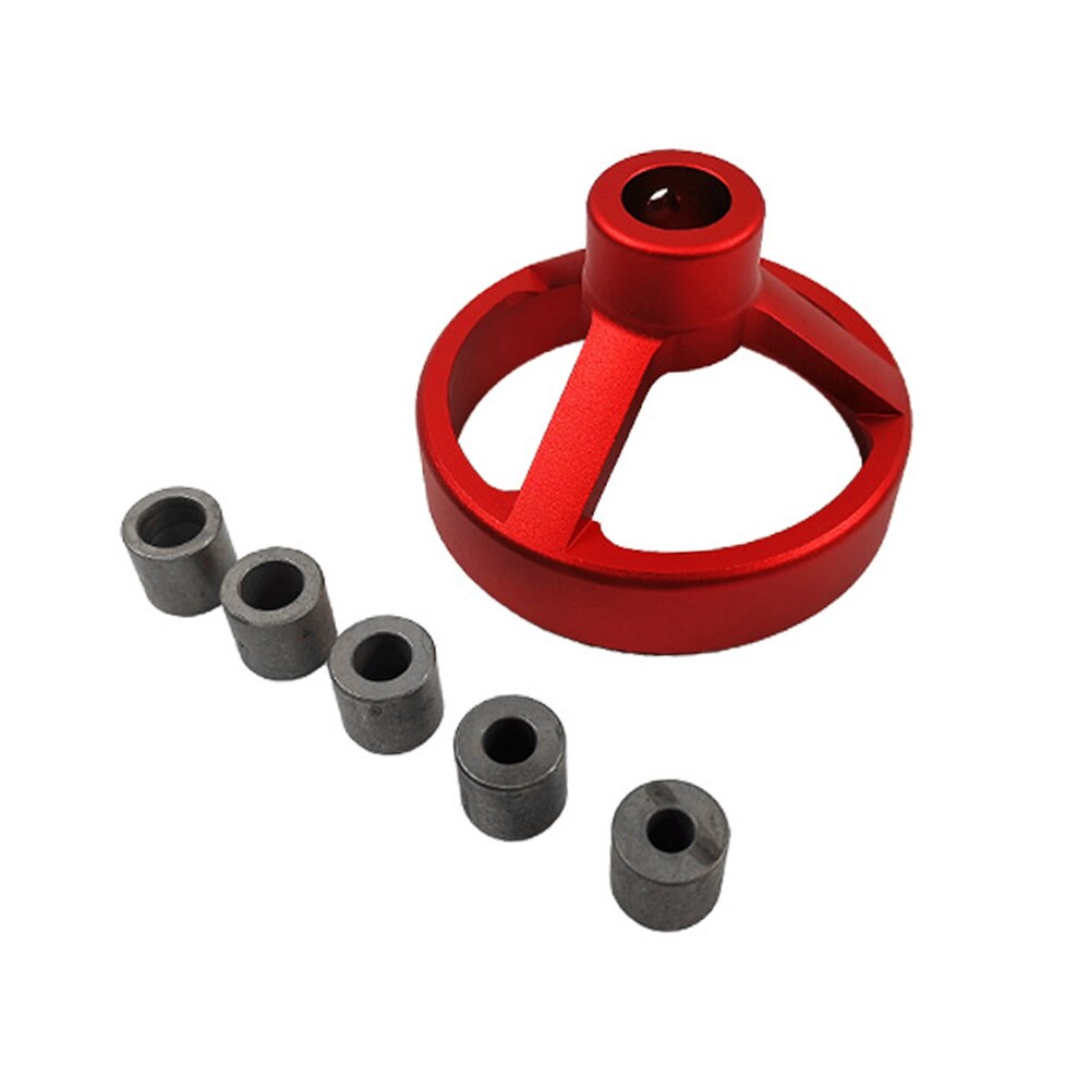 3 In 1 Woodworking Oblique Hole Locator Drill Bits Pocket Hole Jig Kit Angle Drill Guide Set Hole Puncher DIY Carpentry Tools: Red