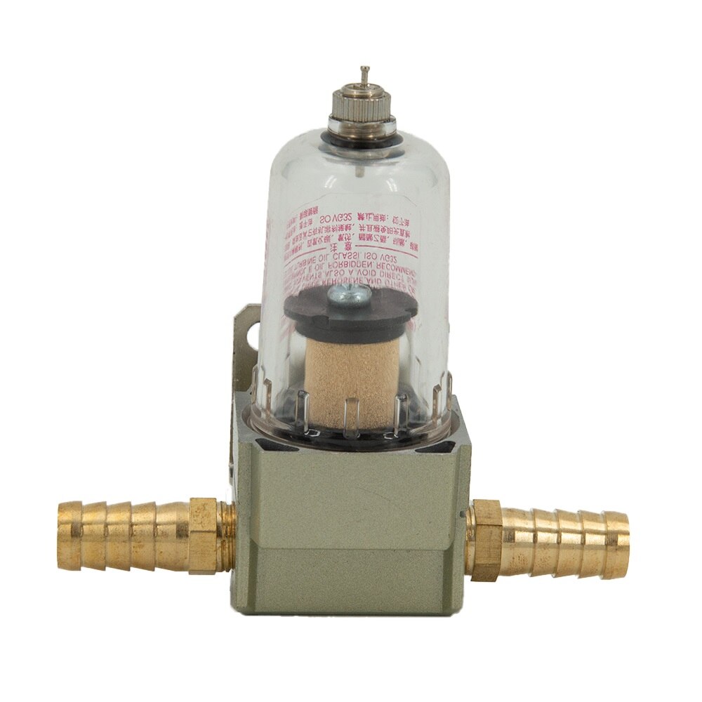 Universal 12mm bil auto motor oljeseparator fangst reservoar tank kan filtrere ut urenheter motorolje og gass separator: Hvit