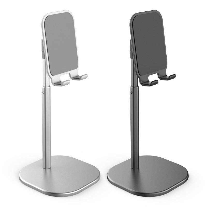 Verstelbare Mobiele Telefoon Desk Stand Houder Aluminium Desktop Draagbare Universele Tafel Houder Voor Iphone Ipad Huawei