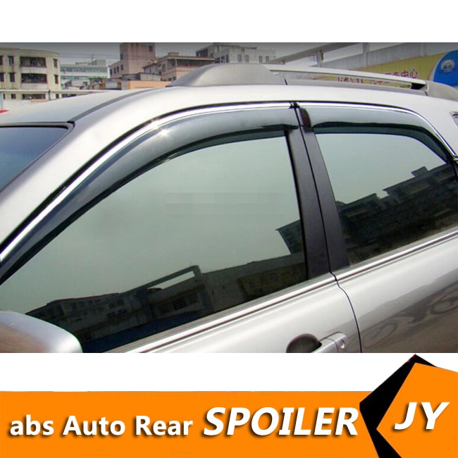 Smoke Rain Window Visor Set (4pcs) For 2007-2012 Kia Rondo / New Carens - Safe Brand