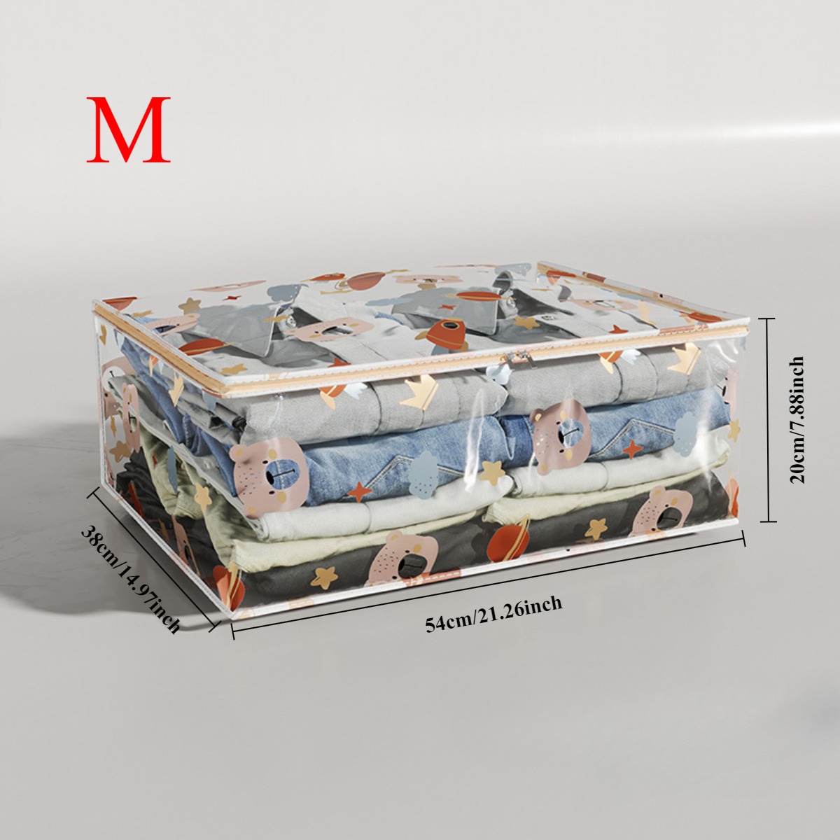 Caja de almacenamiento para parte inferior de cama, colcha de ropa plegable gruesa, bolsa de almacenamiento organizadora de artículos diversos para juguetes y polvo para el hogar: YELLOW