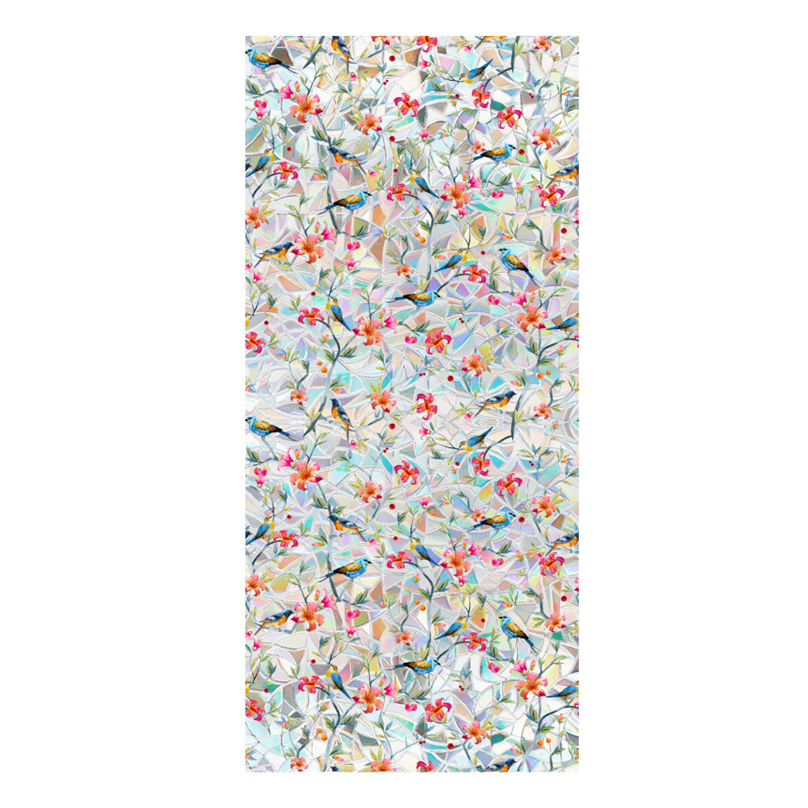 Stained Glass Static Window Privacy Film Sun Blocking Glass Cling Waterproof PVC Home Bathroom Window Covering Film Sticker