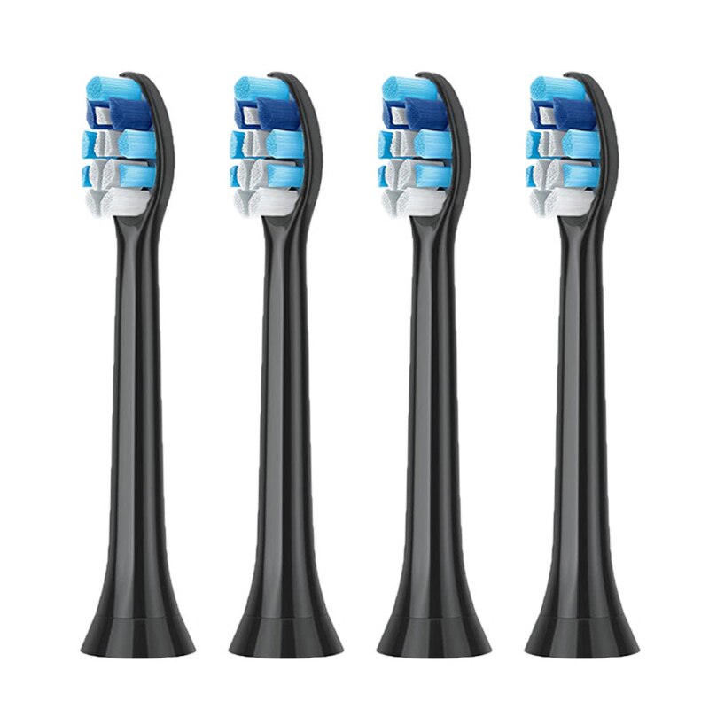 4pcslot Replacement Toothbrush Heads For Nbhbj DiamondClean HydroClean BlackElectric Tooth Brush HeadsHX6064: HX924-H