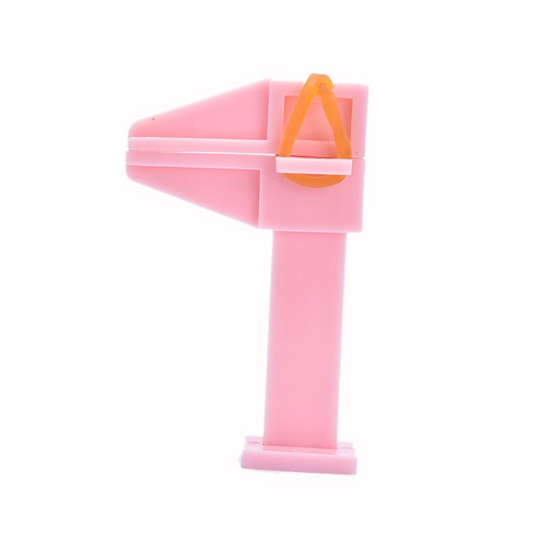Nail Pinch Klem Houder Vinger Manicure Kit Acryl Uv Gel Curve Vaste Pincher 5 Kleuren 4.3X6.7Cm Houder voor Nagels Tip Tool Pinch: Roze