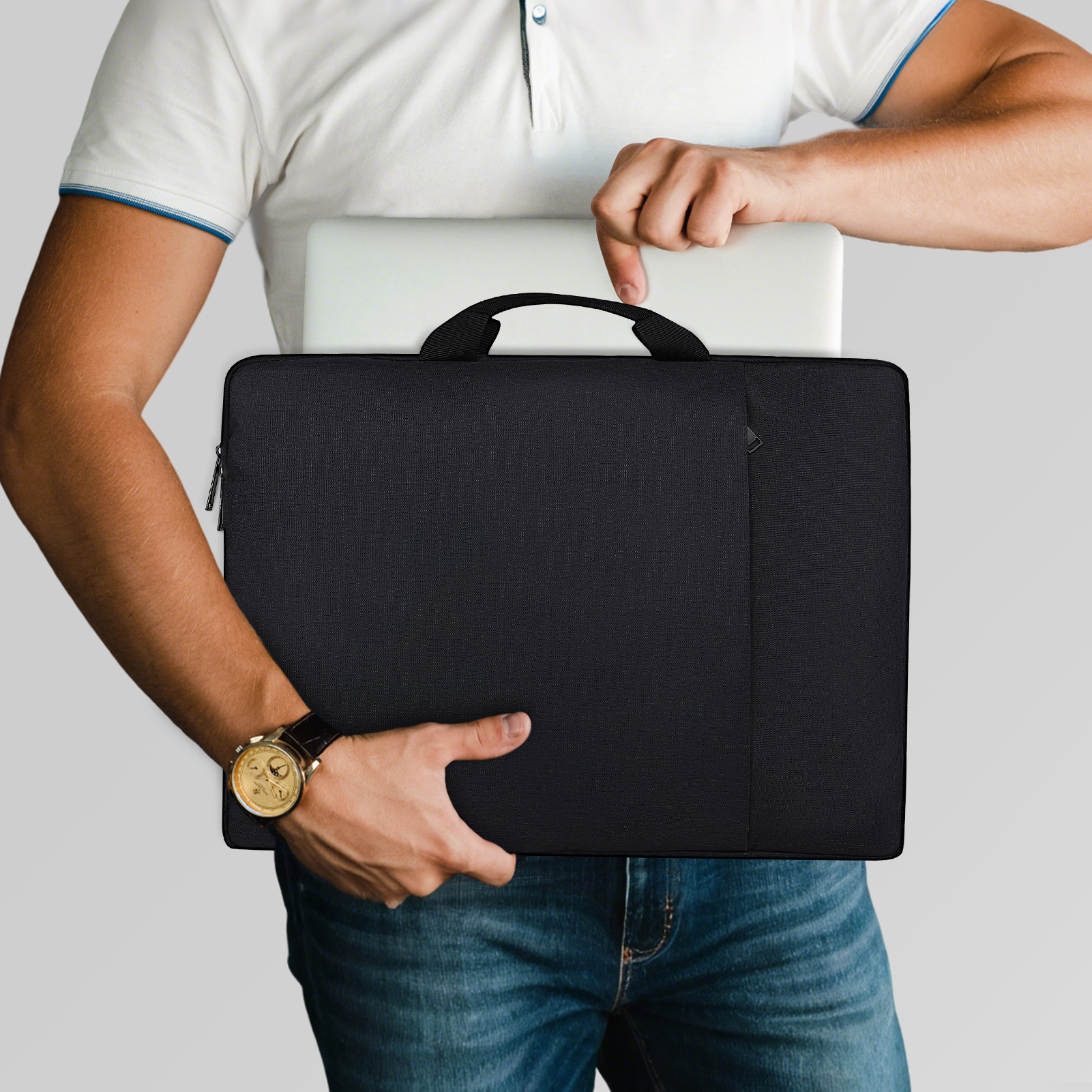 Cdisplay 19 Inch Laptop Sleeve Bag Earthquake Resistant Waterproof Wear-Resistant for Xiaomi HP Lenovo MacBook Air Pro Business