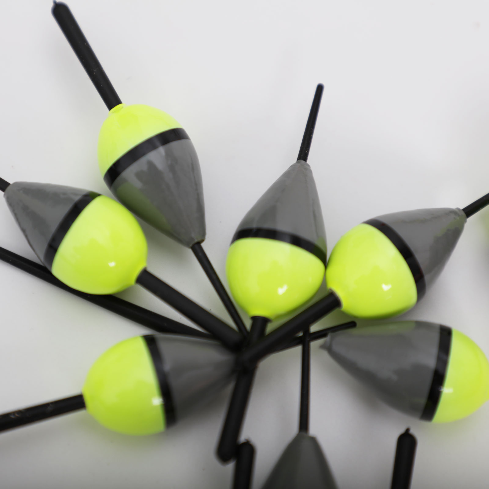 10 pièces flotteur de pêche Bobber liège éclairé Balsa bouée en bois 8.3CM/1.5G accessoires de pêche Pesca
