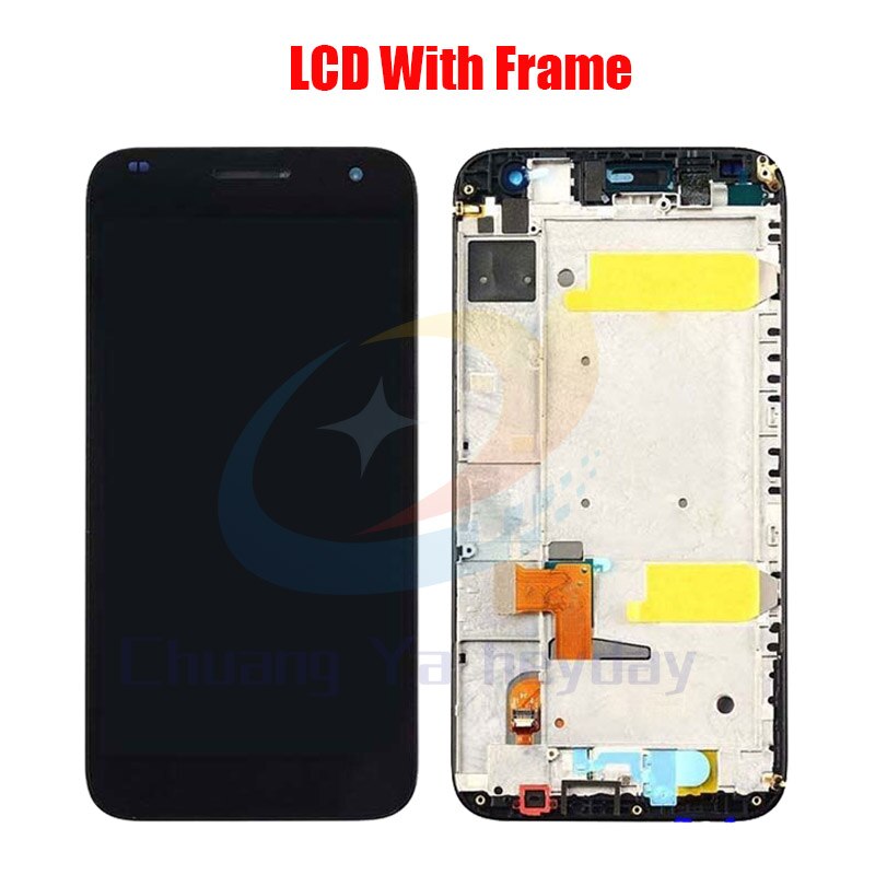 Voor Huawei Ascend G7 G7-L01 G7-L03 G7-L11 G7-UL20 Lcd-scherm Vergadering Met Front Case Touch Glas, met Reparatie Onderdelen Lcd-scherm
