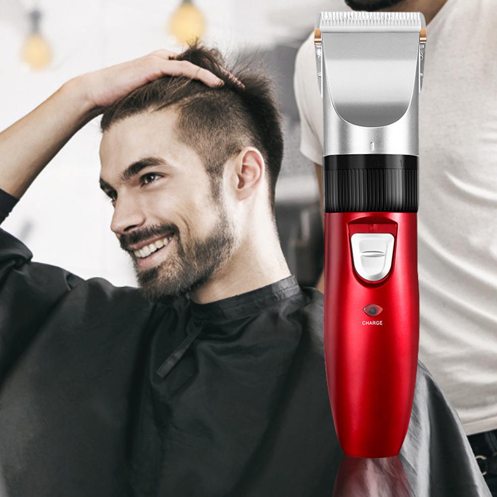 USB Carica Elettrica Tagliatore di Capelli impostato Ricaricabile Barba Rasoio Macchinetta Rasoio Taglio di Capelli Attrezzi Strigliatura E Tolettatura kit per Gli Uomini
