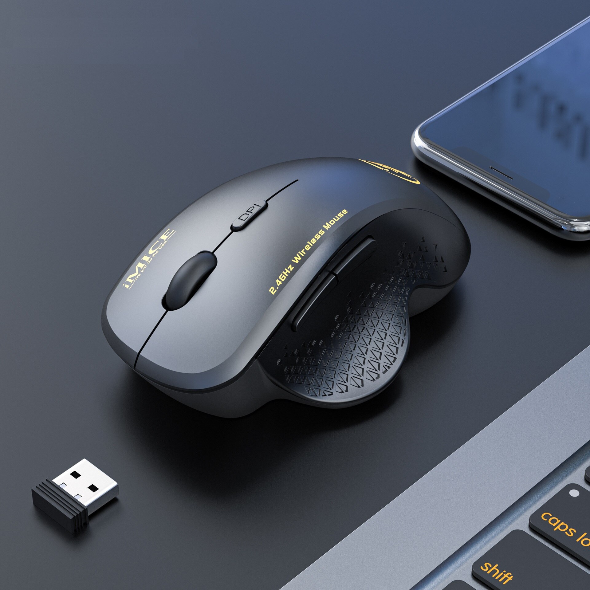 1600dpi 2.4GHZComputer Mouse piccolo Mouse da gioco portatile Business Office Mouse Mouse ottico Wireless Mouse moda per Laptop