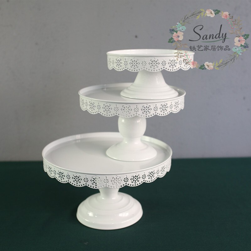 Cake Stand Taart Plaat Fruitschaal Tray Tart Schotel Bruidstaart Versierd Europese Stijl