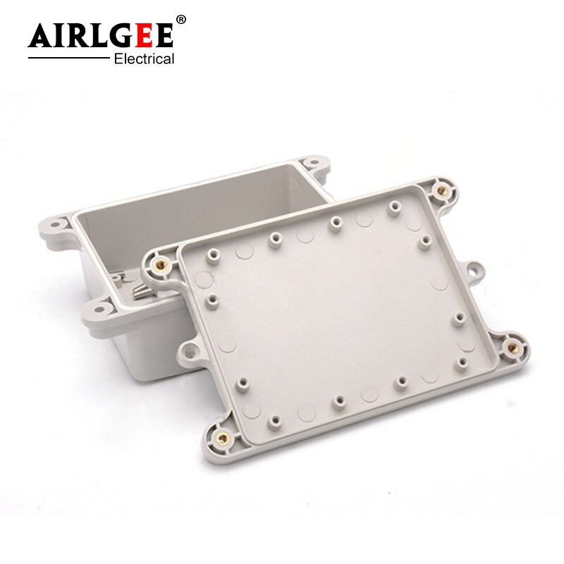 125*100*52mm small ear waterproof junction box IP65 monitoring power box ABS plastic shell electrical control box switch box