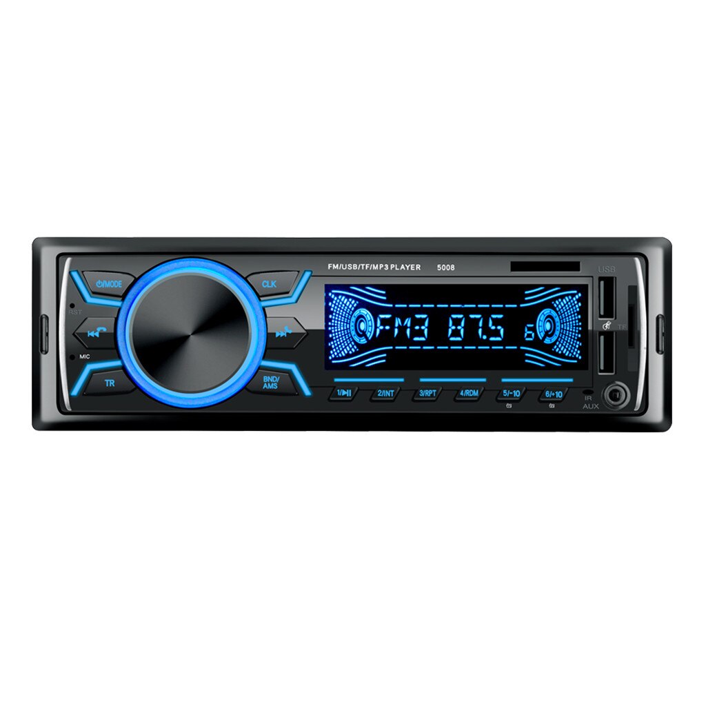 Mehrfarbiges lcd-display,  dc12v- in-1-autoradio mit bluetooth ,  mp3- player-fm-radio, aux-musikwiedergabe und freisprechfunktion: Default Title