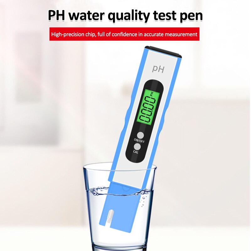 Portable Digital PH Meter Water Tester TDS Meter Pen Medidor 0.0-14.0 PH High Accuracy for Drink Aquarium PH Monitor