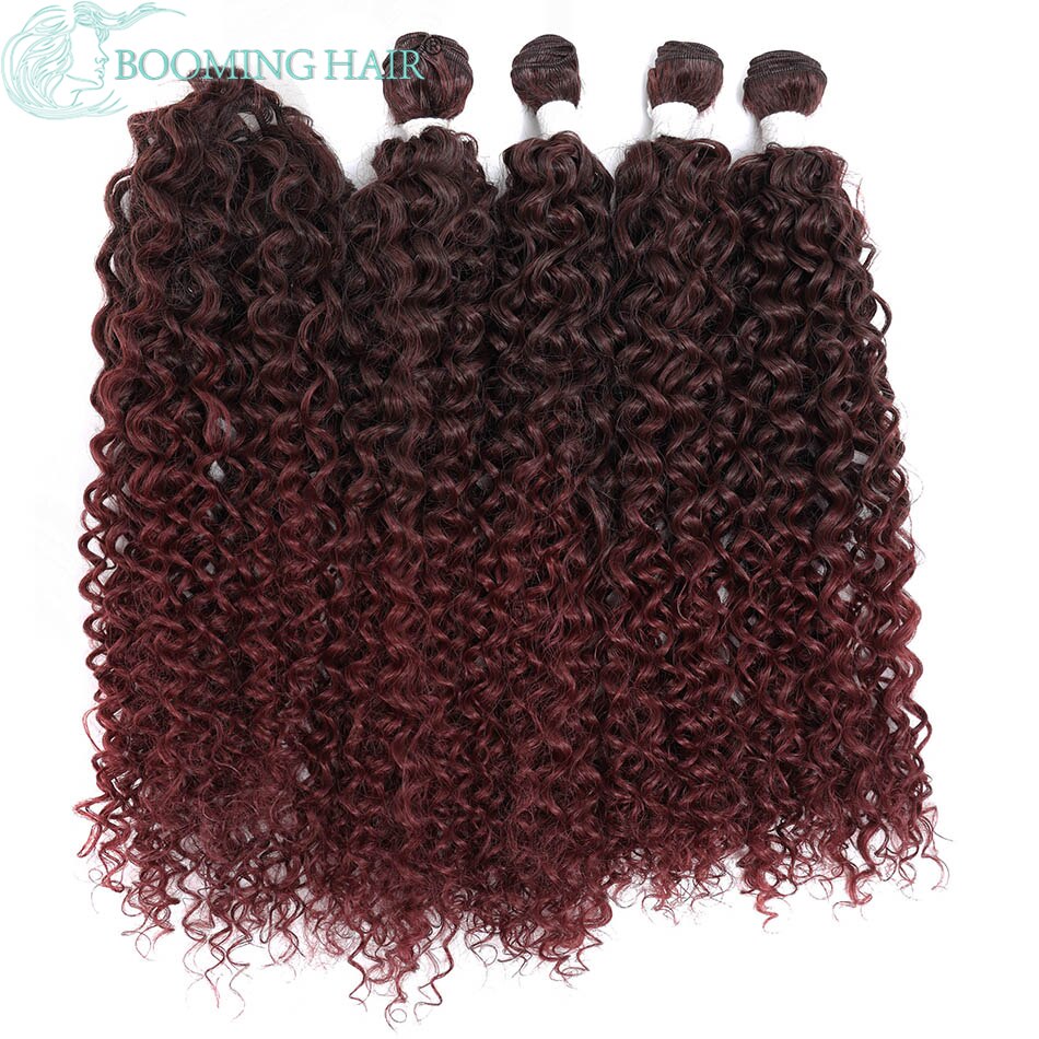 Synthetisch Haar Water Wave 24 "26" 4 Stks/partij 200G Krullend Haar Bundels Hair Extensions Hair Extensions Synthetische haar Wave: MT4-BUG