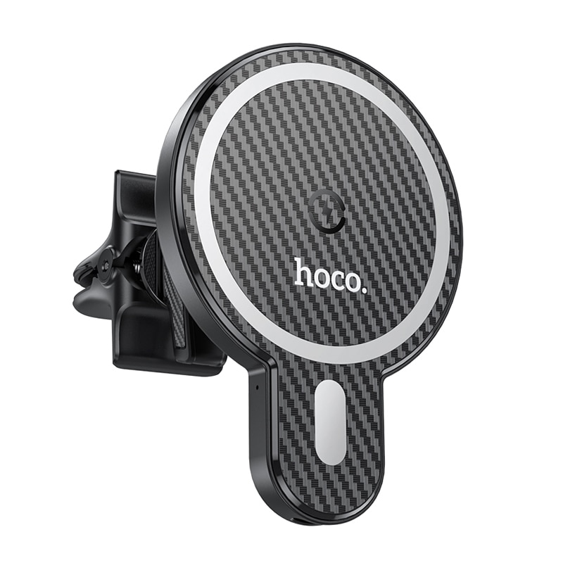 Hoco Safe Lock 15W Magnetische Wireless Car Charger Mount Voor Iphone 12 Pro 12 Mini Magnetische Snelle Opladen Airvent auto Telefoon Houder
