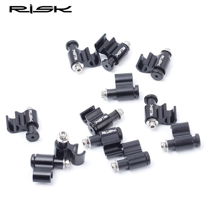 10 Colliers De Câble Pour Vélo - Fixation Gaine Frein, 31x8mm, Plastique Noir