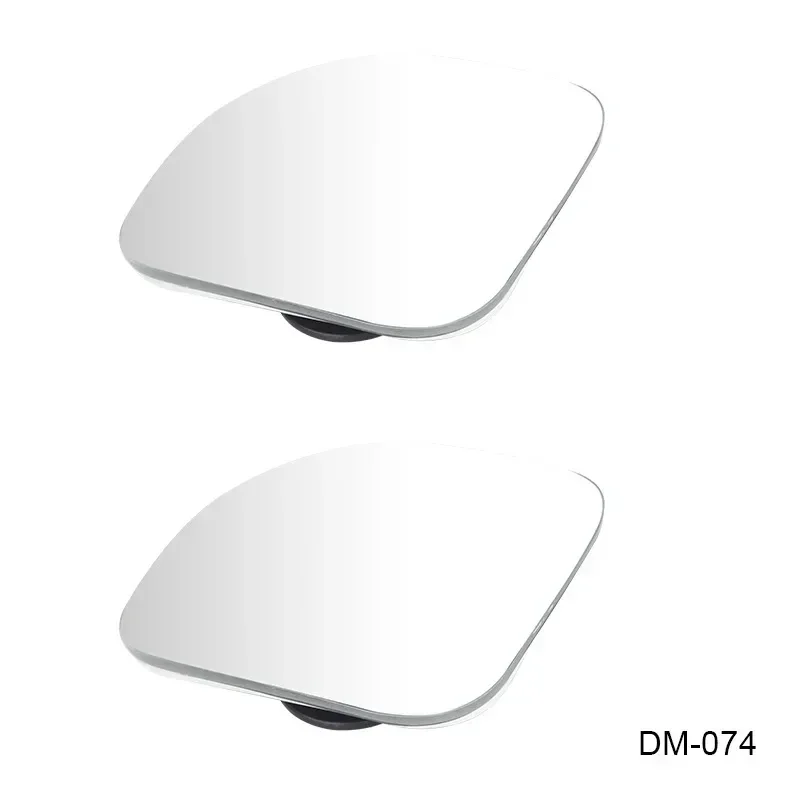 2pcs Car Mirror Wide Angle Car Blind Spot Mirrors 360° Adjustable Auxiliary Rearview Mirrors HD Frameless Small Round Mirror: army green