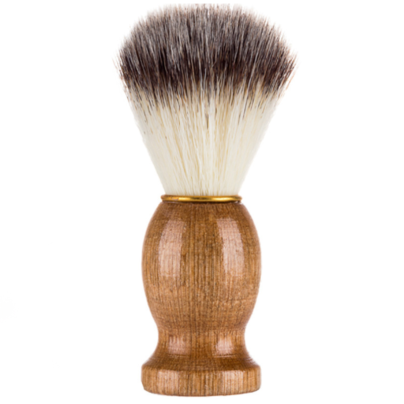 Cepillo de pelo suave para el cuello y la cara, plumero de peluquería, corte de pelo roto, cepillo de limpieza para Barbero, herramienta de peinado de peluquería: Amarillo