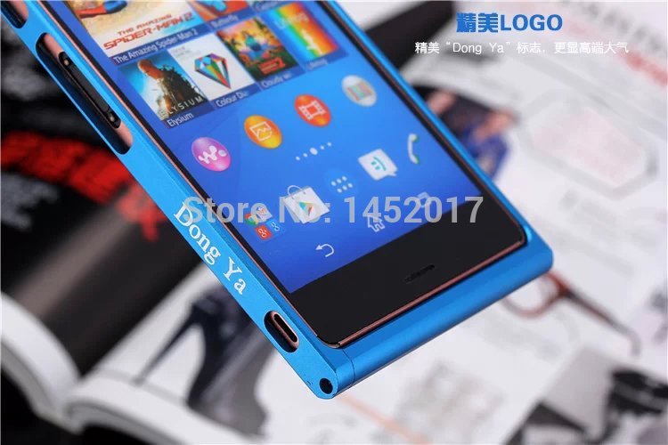 Funda protectora de aluminio Ultra fina de lujo Z3 para Sony Xperia Z3 D6653 D6633