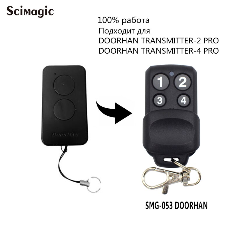 Automatisk port dør doorhan operatører håndfjernbetjening til doorhan sender 2 pro 2 knap 433 mhz