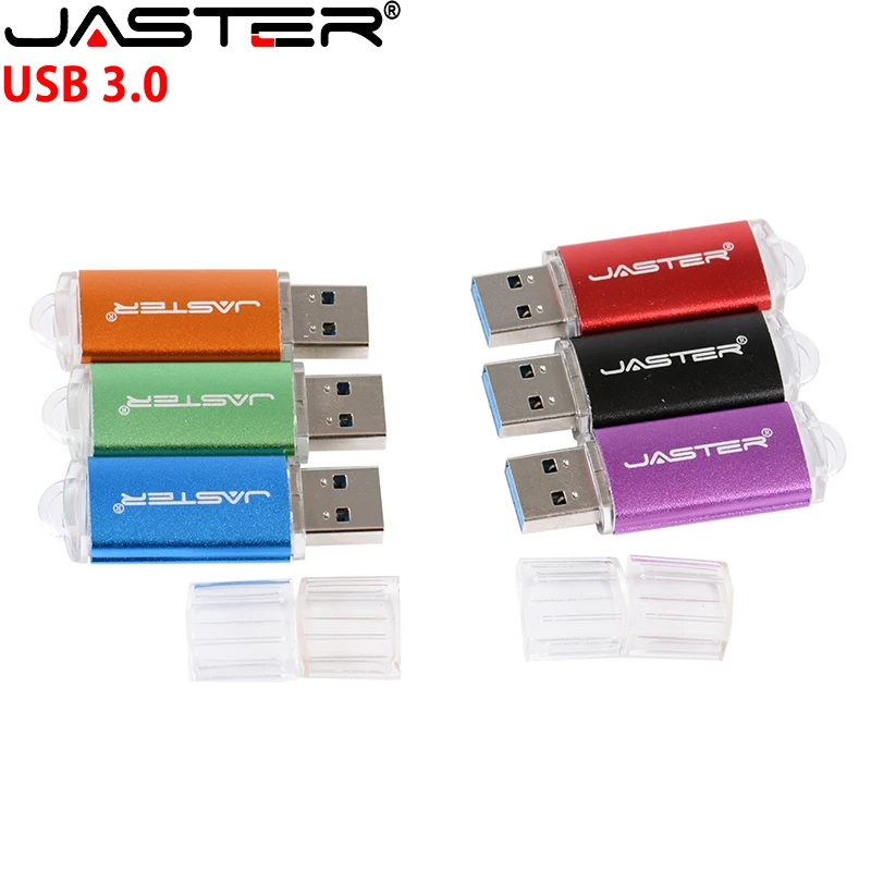 Black USB 3.0 Flash Drive 128GB High Speed Pen Drive 64GB Free Key Chain Memory Stick 32GB Plastic Metal Blue USB Stick 16GB