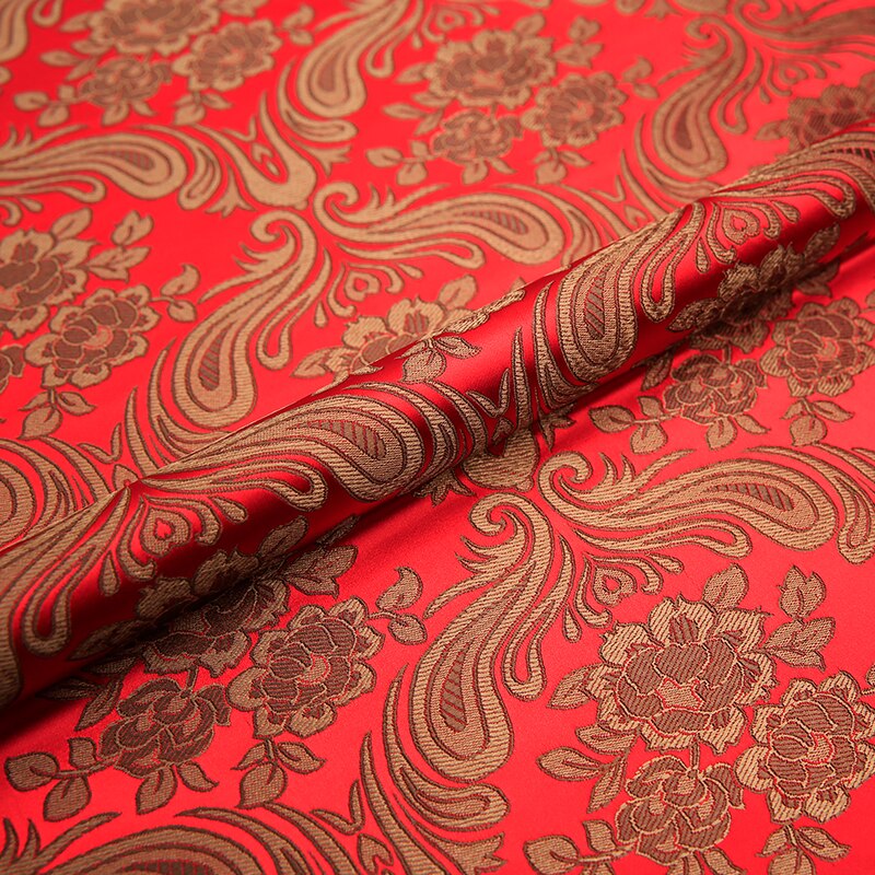Sidentyg brokad jacquard klädsel för att sy cheongsam och kimono klänning av gör-det-själv-material: 1