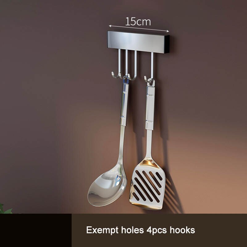 Kitchen Home Storage Organization Hooks Bedroom Hanger Hanging Rack Holder Hooks Spices cutter dishes putting