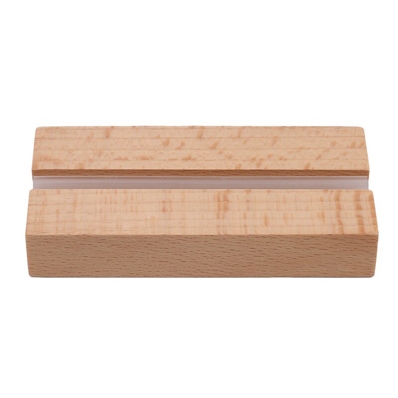 Wooden Menu Card Stand Acrylic Poster Photo Picture Frame Acrylic Price Tag Display Rack Table Label Holder: Default Title